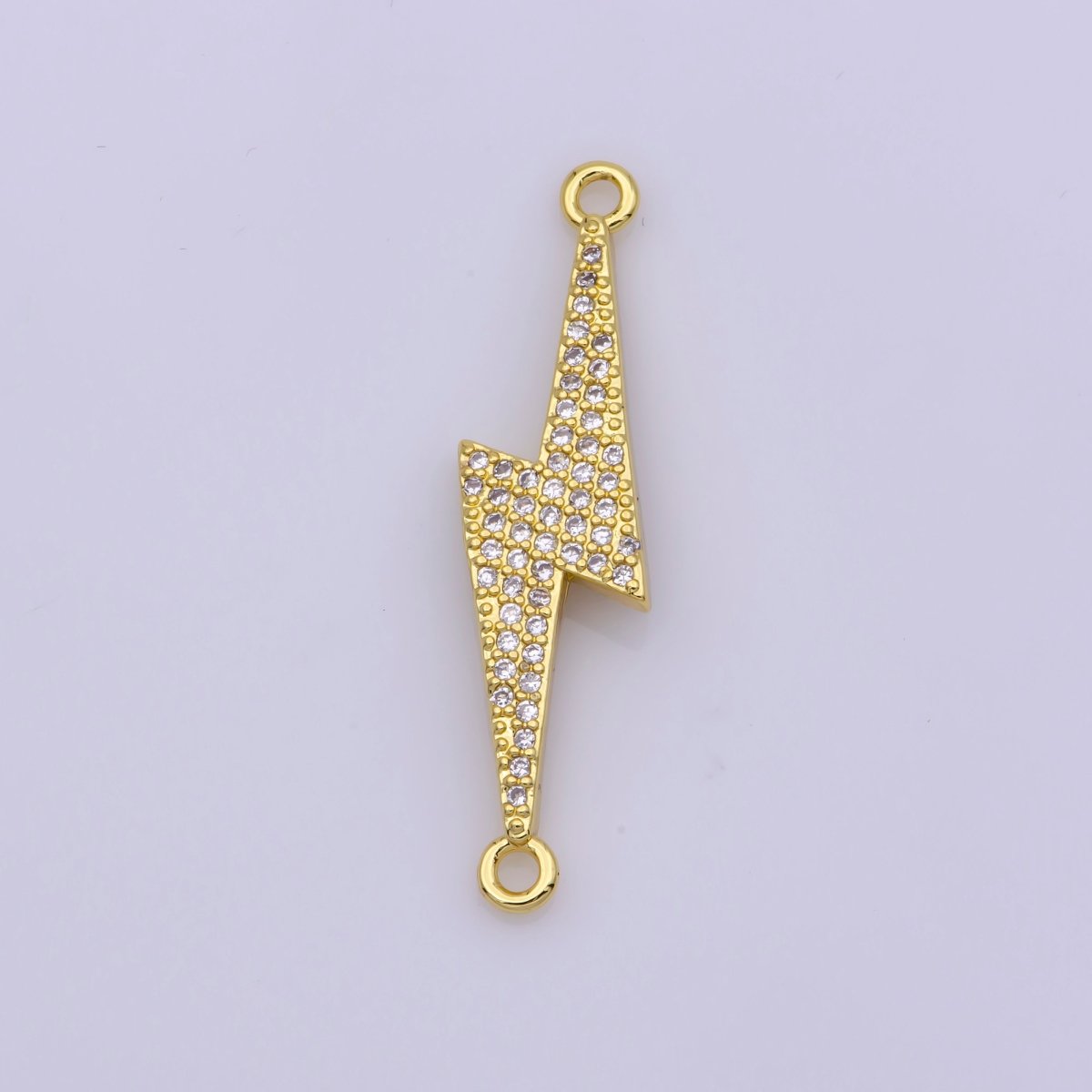 14K Gold Filled Lightning Bolt Thunder Connector | G-845 - DLUXCA