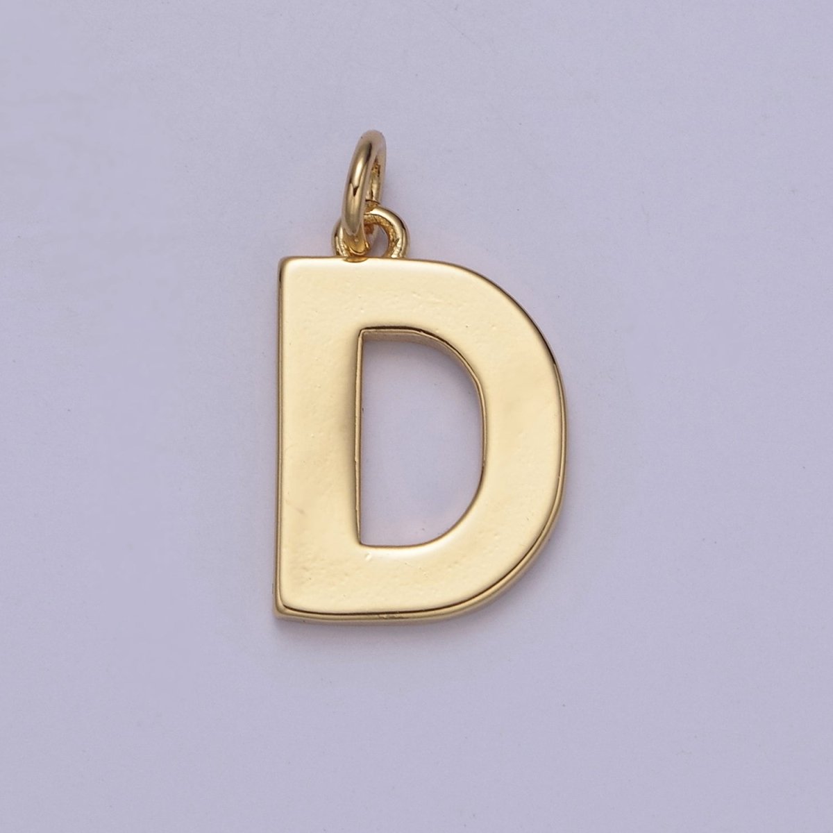 14k Gold Filled Minimalist Font Initial Letters Pendant Charm Wholesale Jewelry Supply W-068~W-094 - DLUXCA
