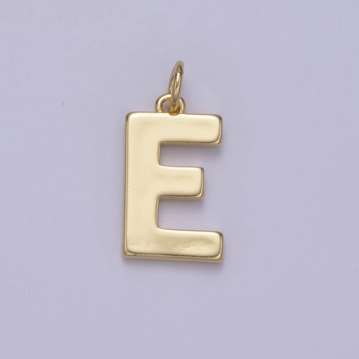 14k Gold Filled Minimalist Font Initial Letters Pendant Charm Wholesale Jewelry Supply W-068~W-094 - DLUXCA