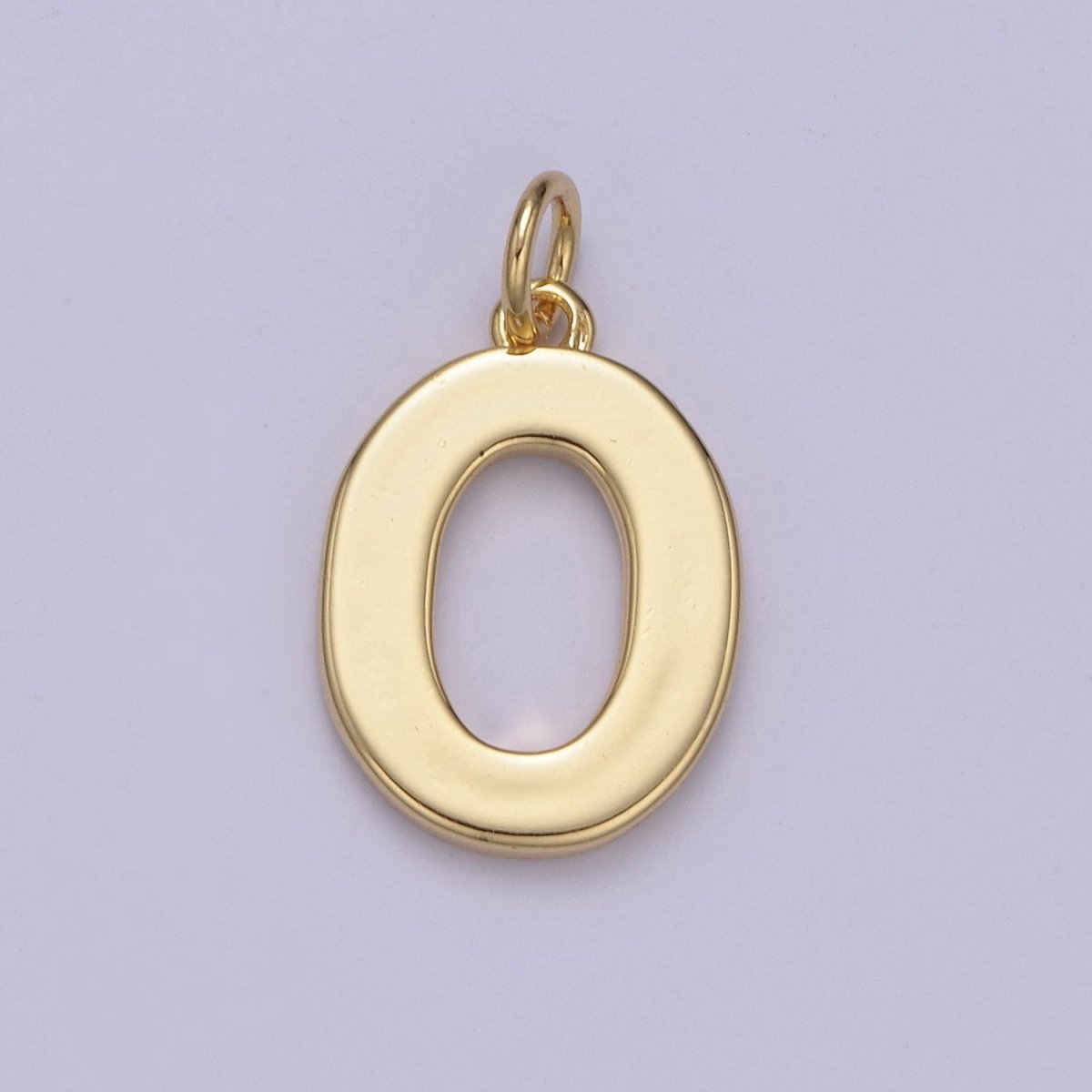 14k Gold Filled Minimalist Font Initial Letters Pendant Charm Wholesale Jewelry Supply W-068~W-094 - DLUXCA