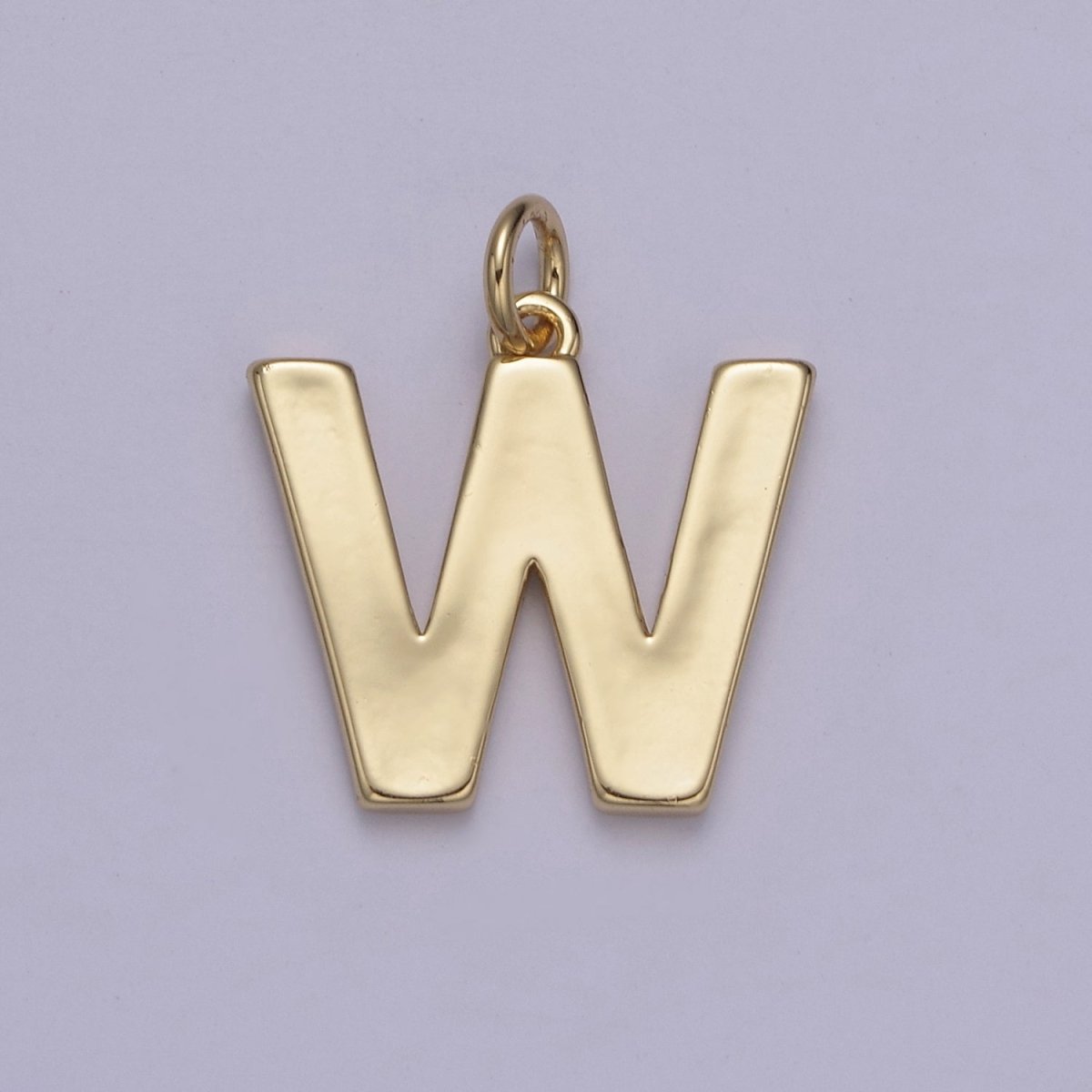 14k Gold Filled Minimalist Font Initial Letters Pendant Charm Wholesale Jewelry Supply W-068~W-094 - DLUXCA