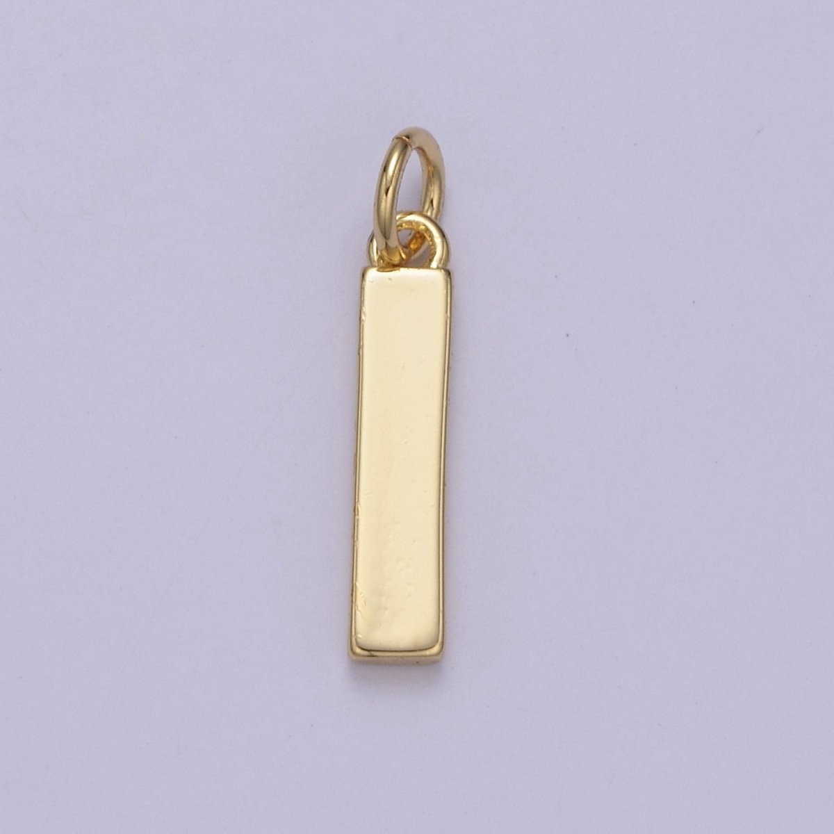 14k Gold Filled Minimalist Font Initial Letters Pendant Charm Wholesale Jewelry Supply W-068~W-094 - DLUXCA