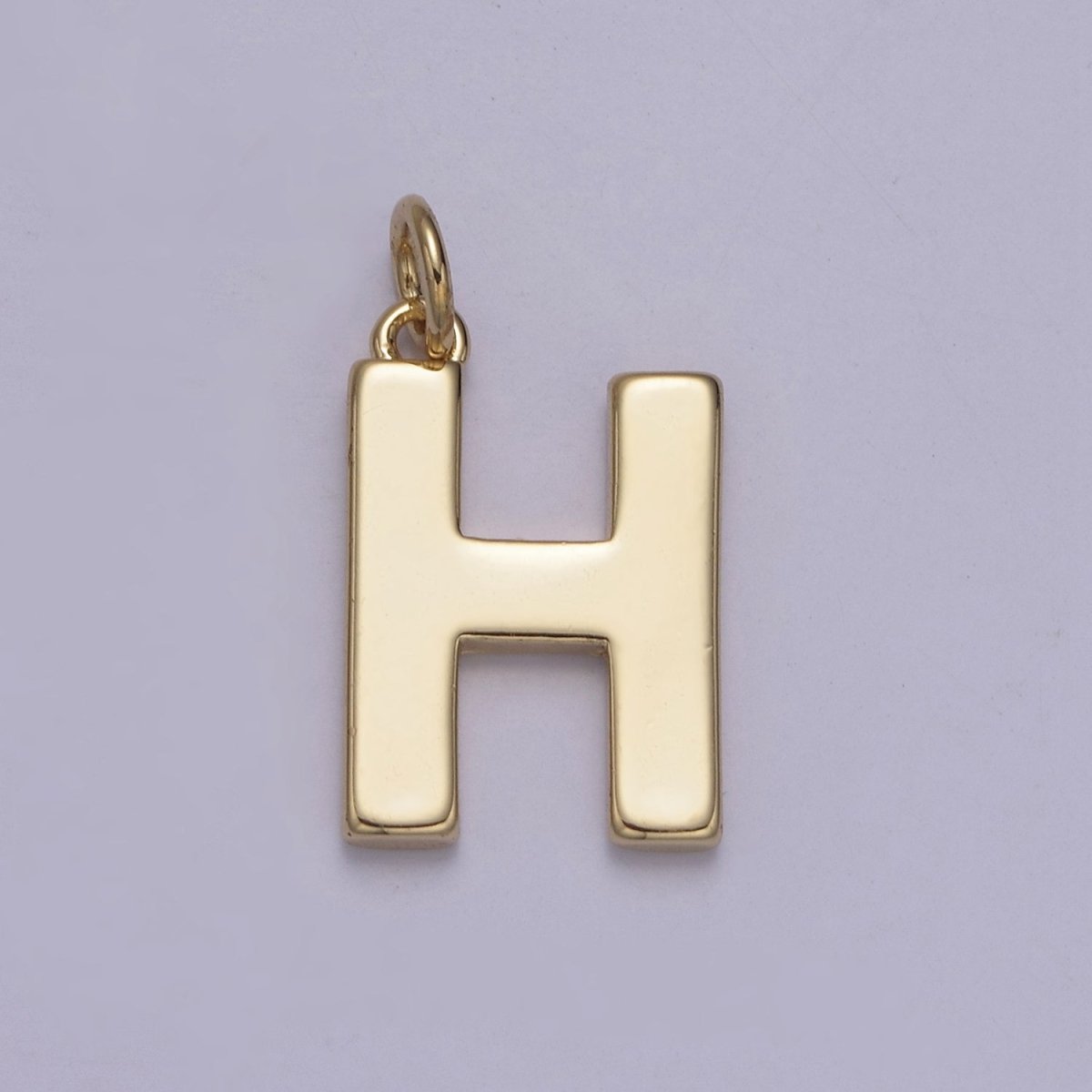 14k Gold Filled Minimalist Font Initial Letters Pendant Charm Wholesale Jewelry Supply W-068~W-094 - DLUXCA