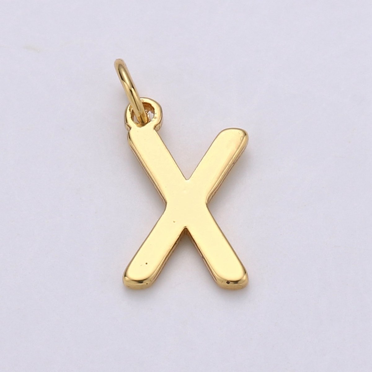 14k Gold Filled Personalized Initial Charm Initial Pendant, Letter Charm, Minimalist Alphabet Letter Charm, Monogram Charm Add On Charm A-113 to A-125 - DLUXCA