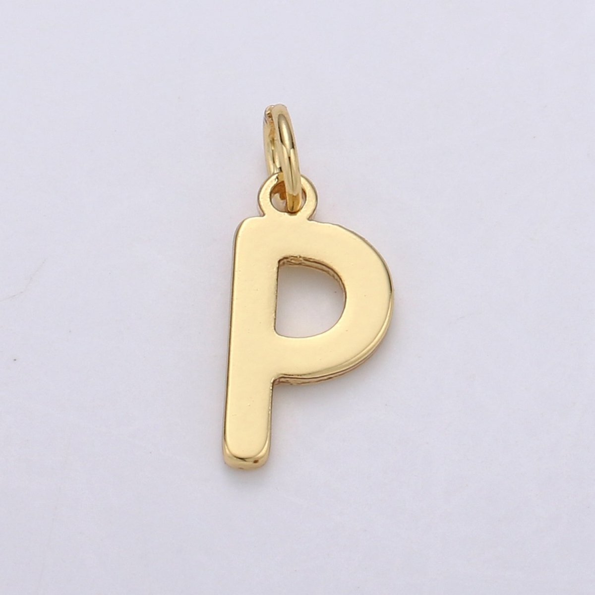 14k Gold Filled Personalized Initial Charm Initial Pendant, Letter Charm, Minimalist Alphabet Letter Charm, Monogram Charm Add On Charm A-113 to A-125 - DLUXCA