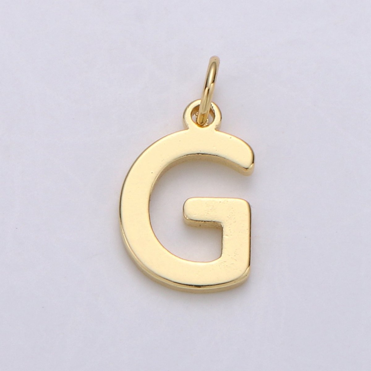 14k Gold Filled Personalized Initial Charm Initial Pendant, Letter Charm, Minimalist Alphabet Letter Charm, Monogram Charm Add On Charm A-113 to A-125 - DLUXCA