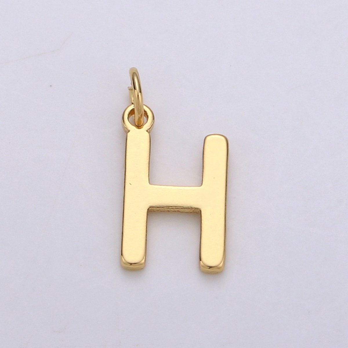 14k Gold Filled Personalized Initial Charm Initial Pendant, Letter Charm, Minimalist Alphabet Letter Charm, Monogram Charm Add On Charm A-113 to A-125 - DLUXCA