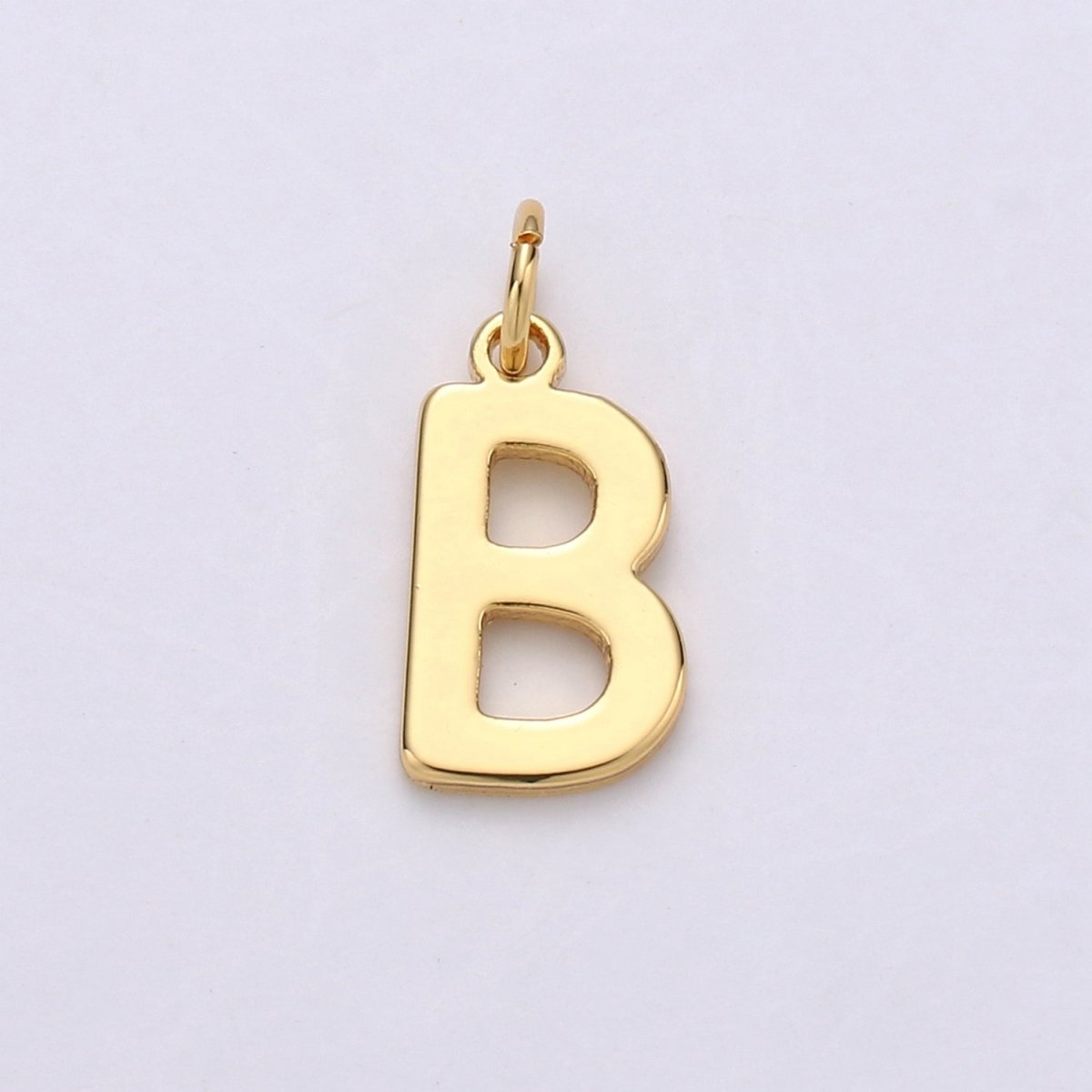 14k Gold Filled Personalized Initial Charm Initial Pendant, Letter Charm, Minimalist Alphabet Letter Charm, Monogram Charm Add On Charm A-113 to A-125 - DLUXCA