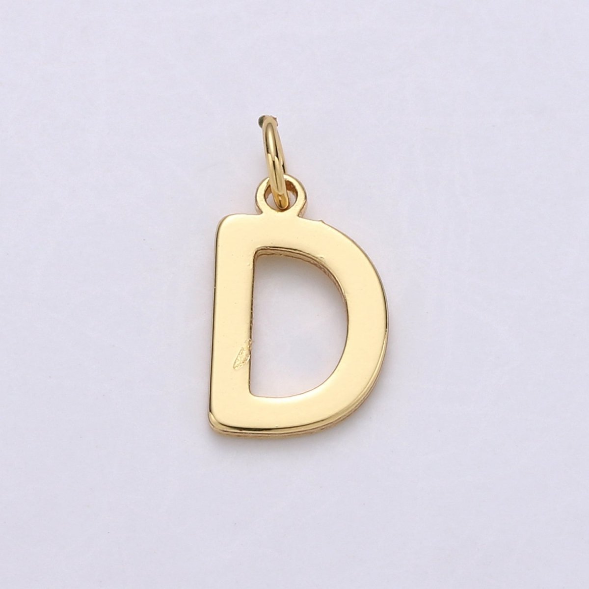 14k Gold Filled Personalized Initial Charm Initial Pendant, Letter Charm, Minimalist Alphabet Letter Charm, Monogram Charm Add On Charm A-113 to A-125 - DLUXCA