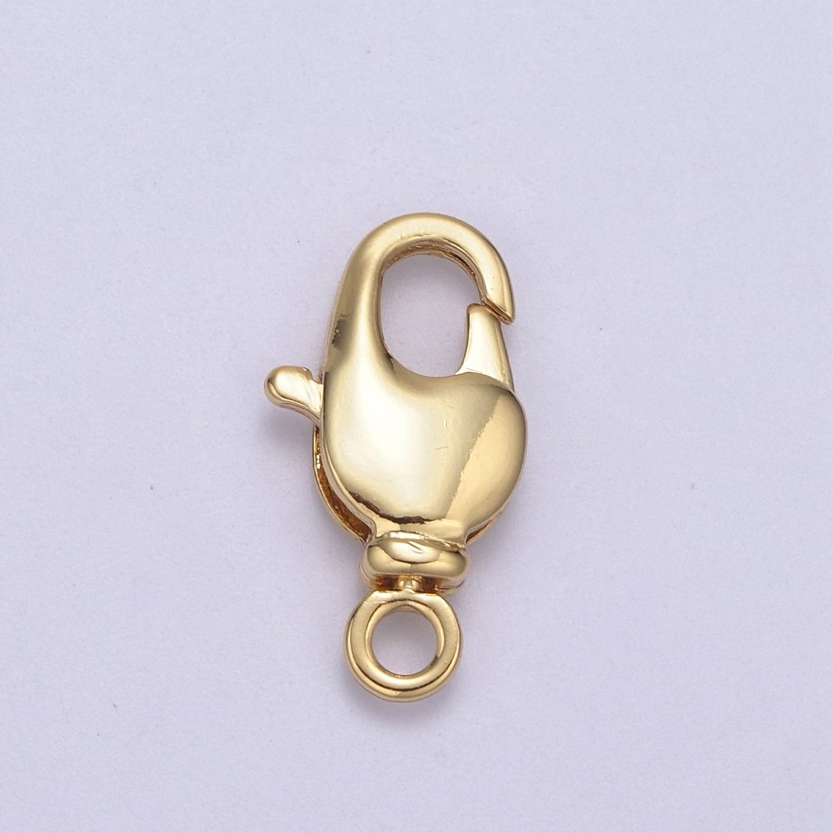 14K Gold Filled Rectangle Lobster Clasp 12x6 mm / 18x9 mm Jewelry Making Supplies Chain Findings L-634 K-342 - DLUXCA