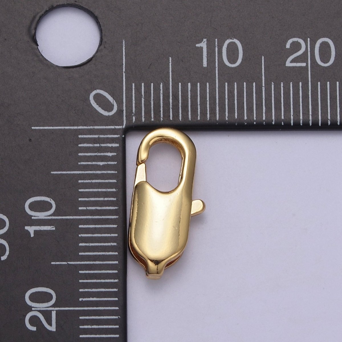 14K Gold Filled Rectangle Lobster Clasp Jewelry Making Supplies Chain Findings L-638~L-641 - DLUXCA