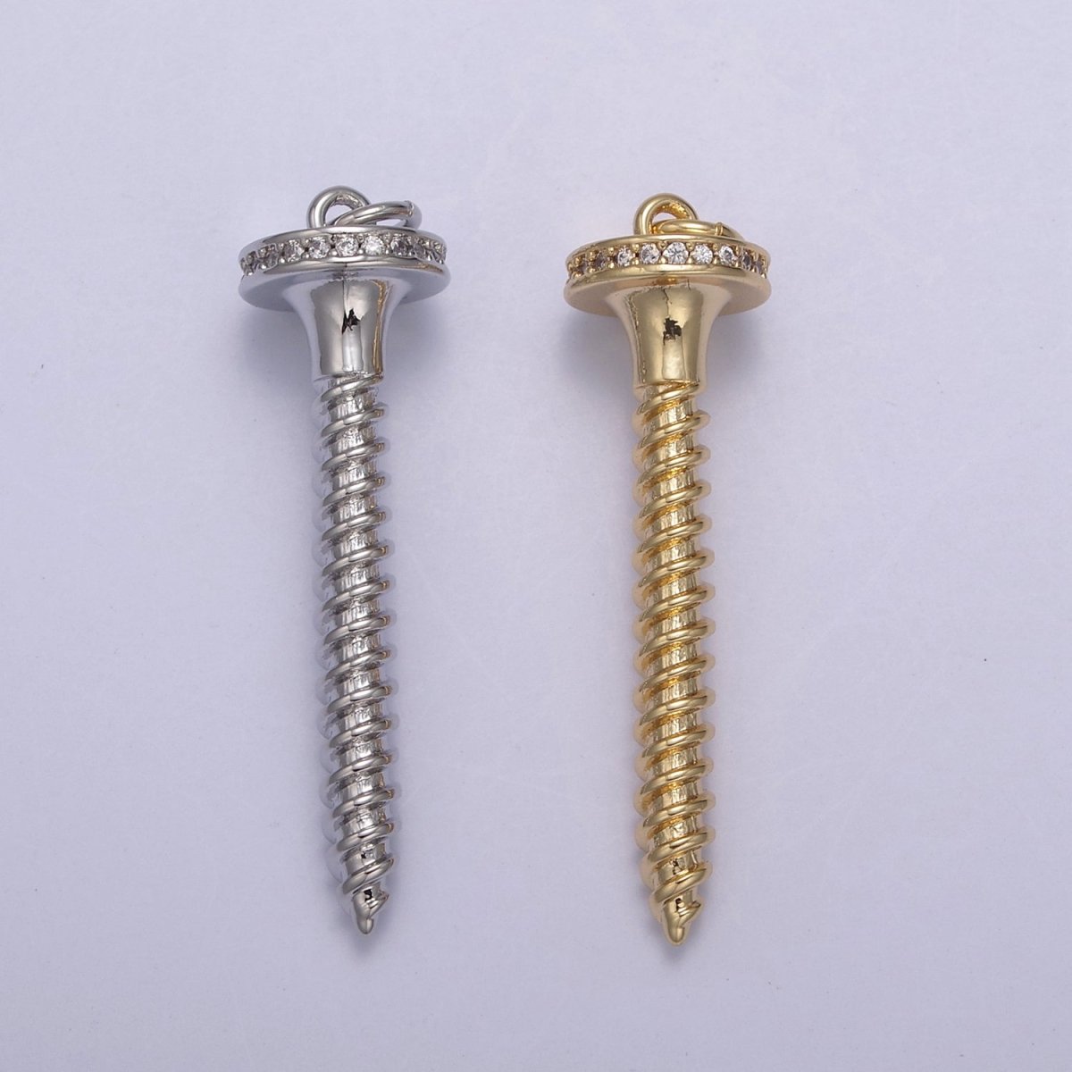 14k Gold Filled Screw Tools Charm Pendant for Necklace Bracelet Jewelry Making Supply N-788 - N-793 - DLUXCA