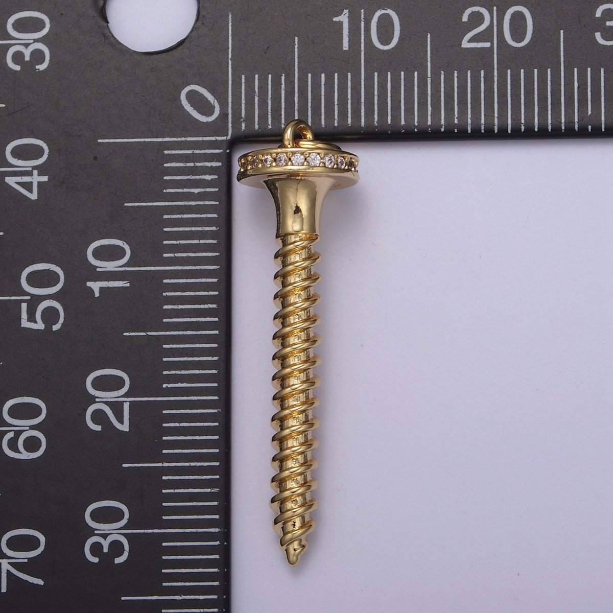 14k Gold Filled Screw Tools Charm Pendant for Necklace Bracelet Jewelry Making Supply N-788 - N-793 - DLUXCA