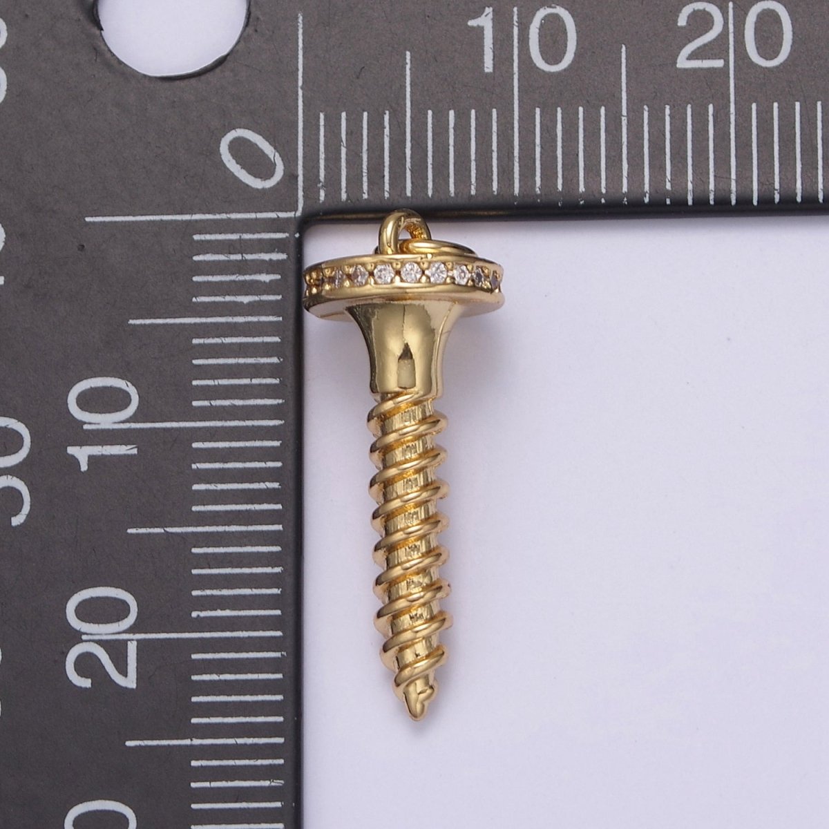 14k Gold Filled Screw Tools Charm Pendant for Necklace Bracelet Jewelry Making Supply N-788 - N-793 - DLUXCA