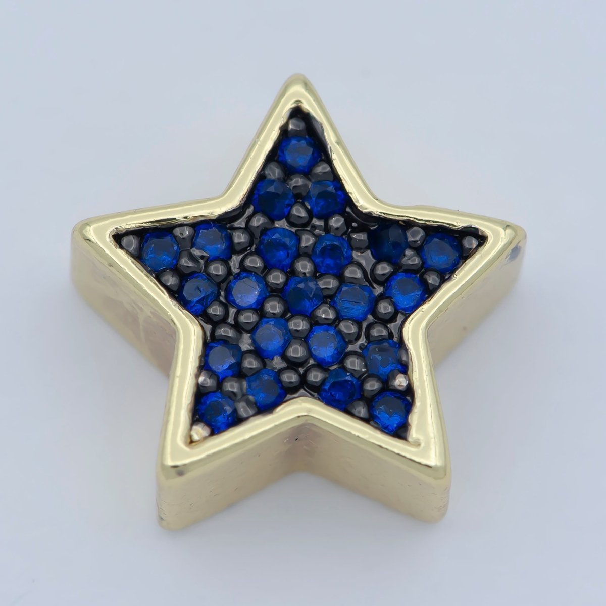 14k Gold Filled Star Beads, Star Spacer Beads, Gold Bracelet Charms Rose Gold Silver Love Jewelry Supplies Component findings 10MM B-558 to B-563 - DLUXCA