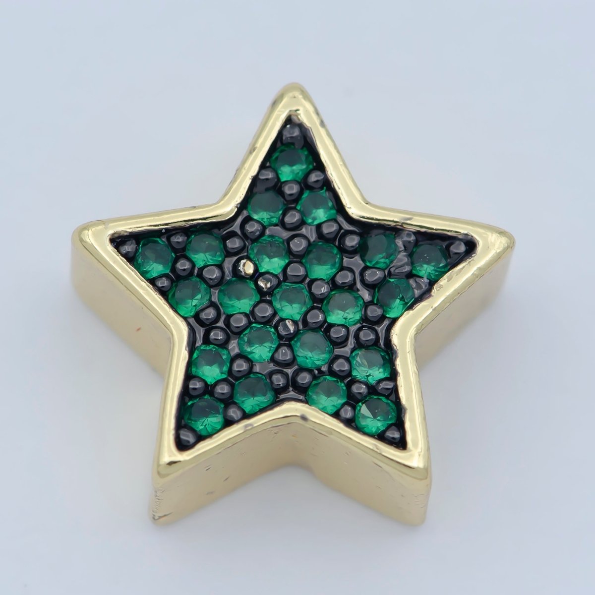 14k Gold Filled Star Beads, Star Spacer Beads, Gold Bracelet Charms Rose Gold Silver Love Jewelry Supplies Component findings 10MM B-558 to B-563 - DLUXCA