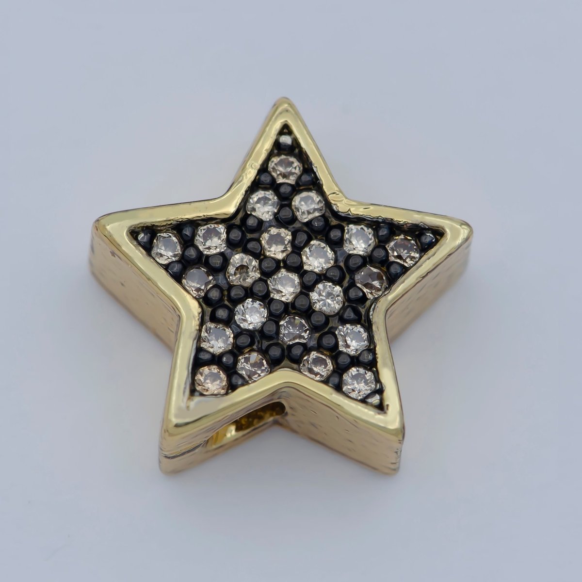 14k Gold Filled Star Beads, Star Spacer Beads, Gold Bracelet Charms Rose Gold Silver Love Jewelry Supplies Component findings 10MM B-558 to B-563 - DLUXCA