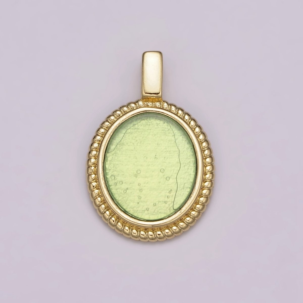 14K Yellow Gold Filled Oval Gemstone Medallion Pendant Abalone, Tiger Eye, Carnelian, Black ,Green Agate for Vintage Classic Minimalist Jewelry N-478 - N-482 - DLUXCA