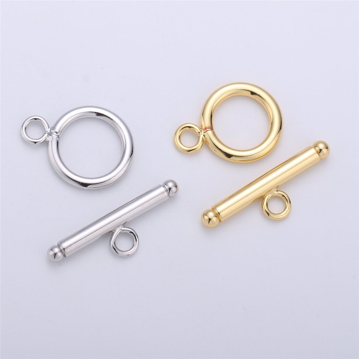14mm 14K Gold Filled Toggle Clasp OT Clasp Finding for Necklace Bracelet Component K-175 K-556 K-779 K-784 - DLUXCA