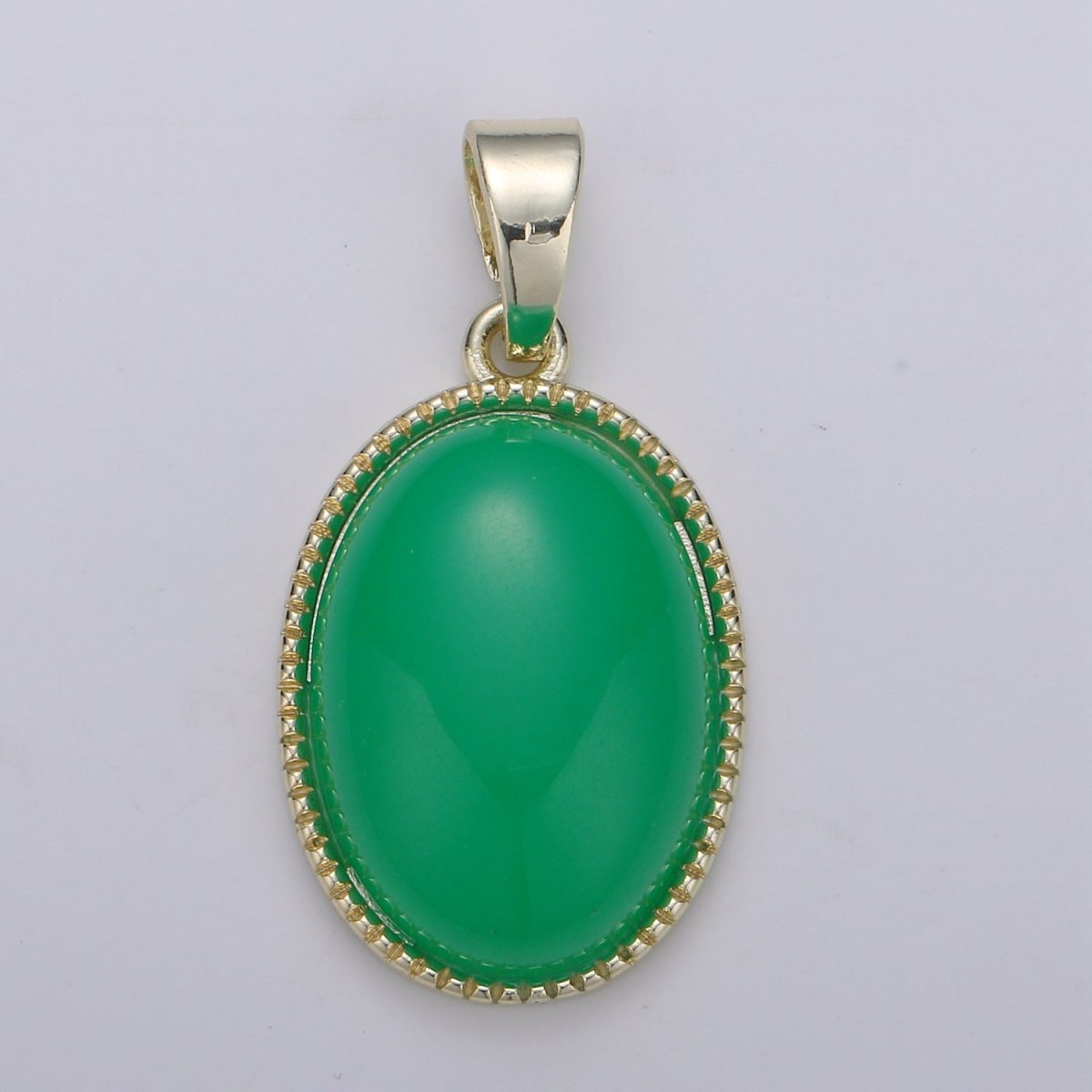 15x29mm 14k Gold Filled Oval Charm, Tiger eye, Marroon, Green Jade Oval Pendant, Natural Stone Charms, Vintage Jewelry Supply - DLUXCA