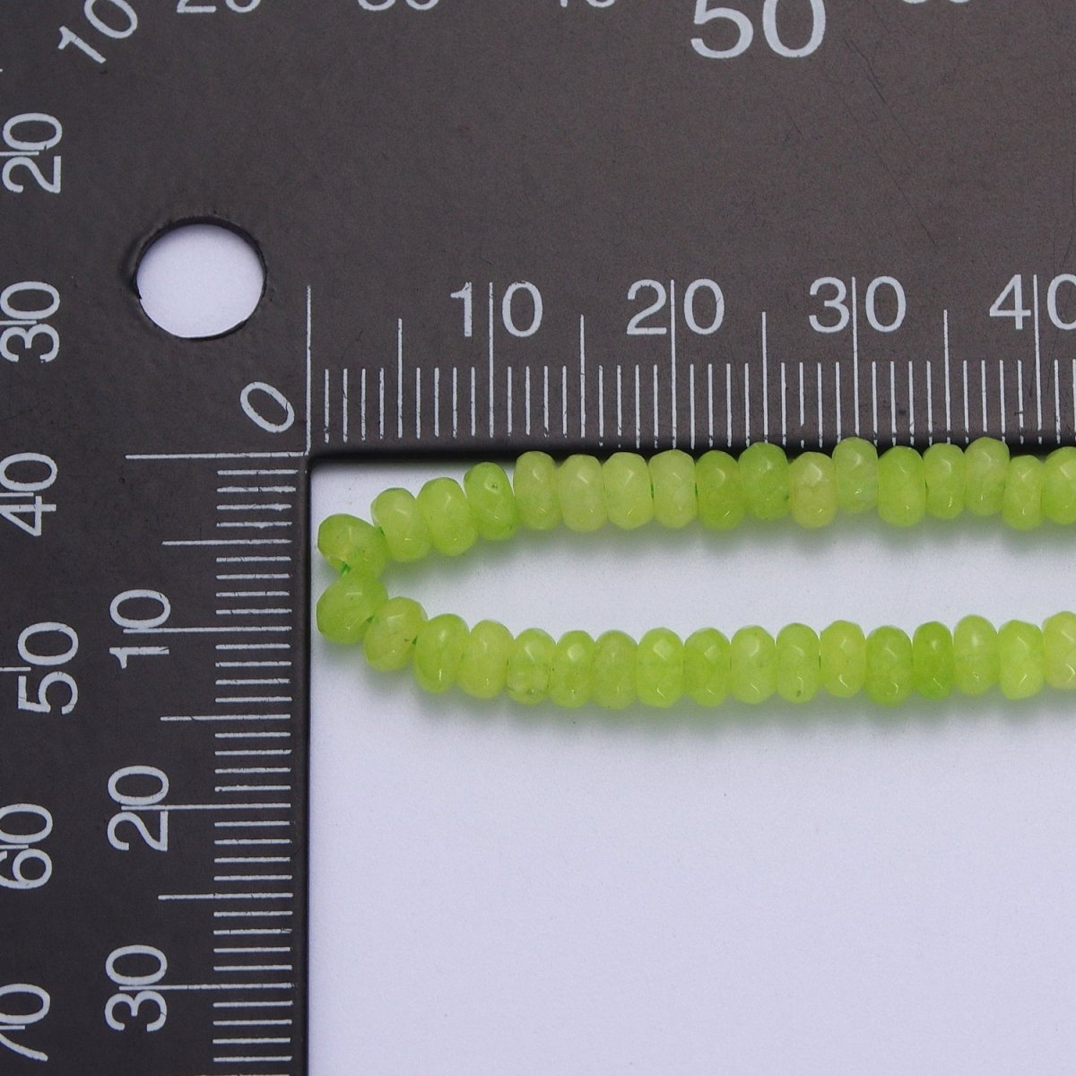 16 Inch Rhondelle 5mm Natural Stone Beads Handmade Necklaces | WA-1438 - WA-1443 WA-1480 - WA-1485 Clearance Pricing - DLUXCA