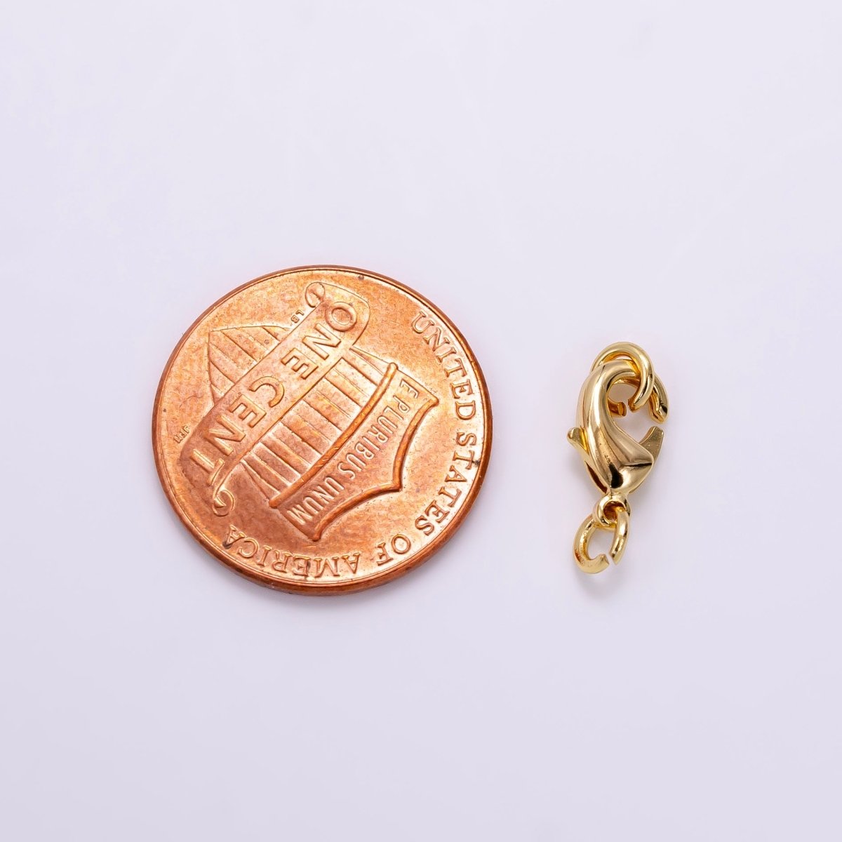 16K Gold Filled 15mm Lobster Claw Clasps Closure Findings | Z904 - DLUXCA
