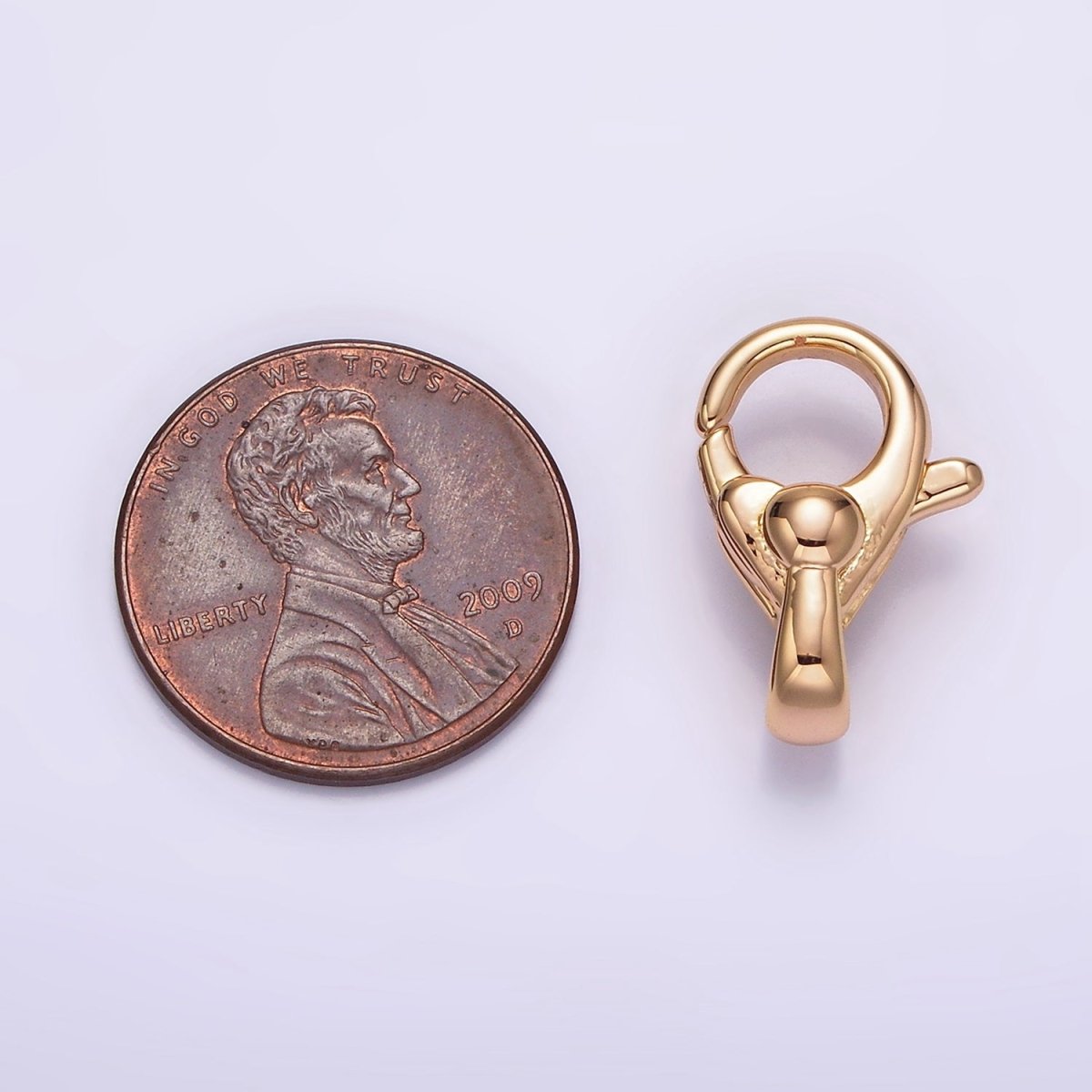 16K Gold Filled 17.5mm Swivel Lobster Claw Clasps Closure Jewelry Findings Supply | Z-521 - DLUXCA