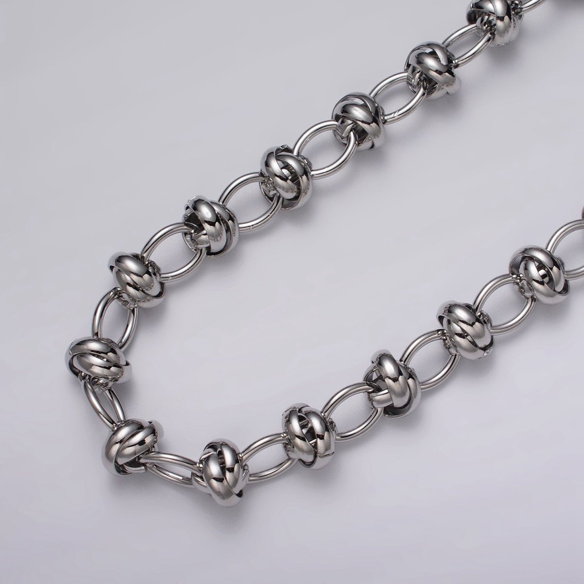 16k Gold Filled Cable Multiple Rolo Link Unfinished Chain in Gold & Silver | ROLL-1155 ROLL-1156 Clearance Pricing - DLUXCA