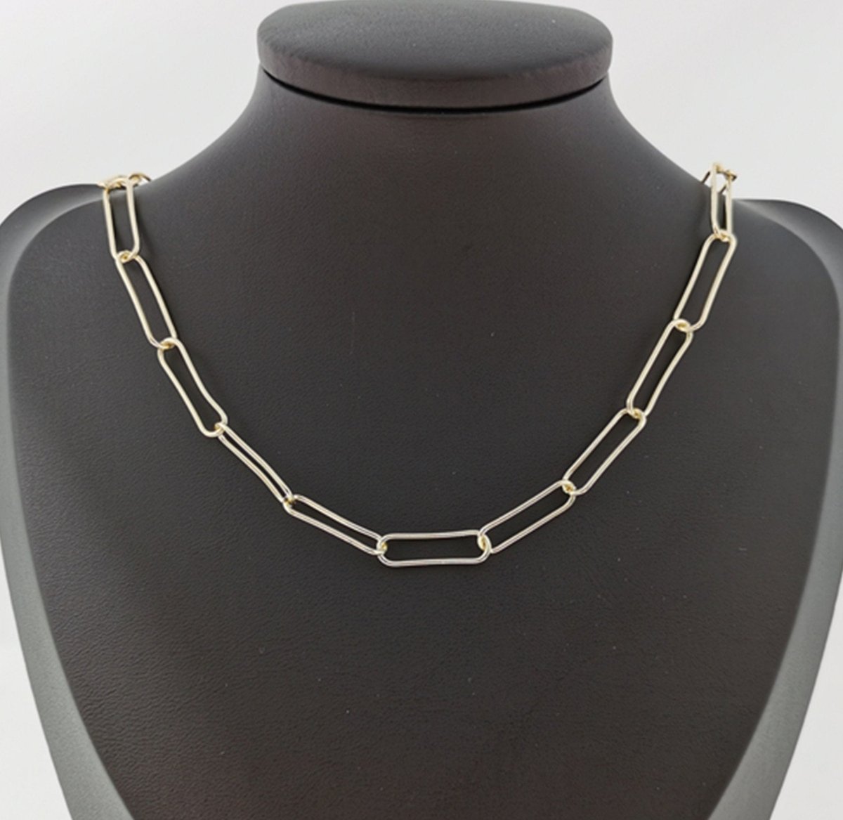 16K Gold Filled Paperclip Rolo Cable Chain by Yard, Gold Filled Cable Rolo Chain by Yard, Wholesale bulk Roll Chain for Jewelry Making | ROLL-190 Clearance Pricing - DLUXCA