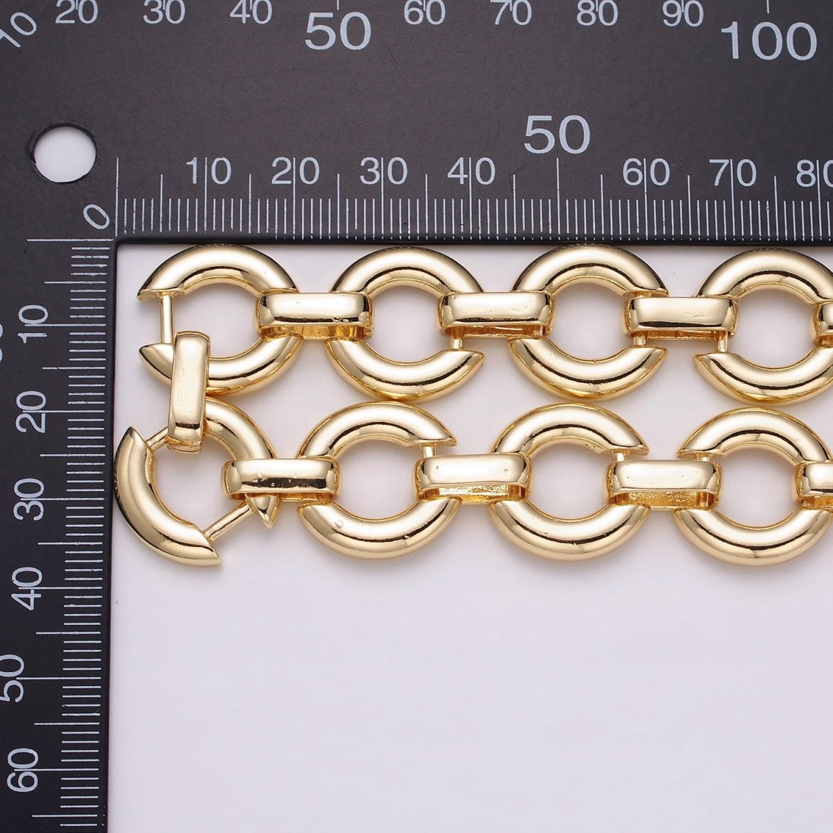 16K Gold Filled Round Cable Chain Chain, Silver Unique Chain by Yard for Jewelry Making Supply | ROLL-1317 ROLL-1318 Clearance Pricing - DLUXCA