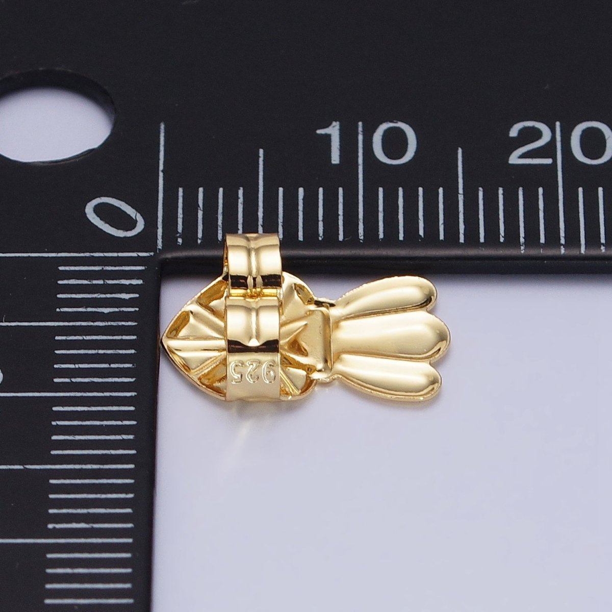 16K Gold Filled Triple Crown Heart Flower Earrings Back Lifter Stabilizer Supply in Gold & Silver | Z-336 Z-337 - DLUXCA