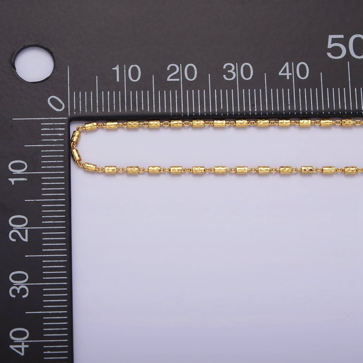 16K Gold Vermeil S925 Sterling Silver 1.3mm Dainty Tube 15.5 Inch Chain Necklace | WA-1952 Clearance Pricing - DLUXCA