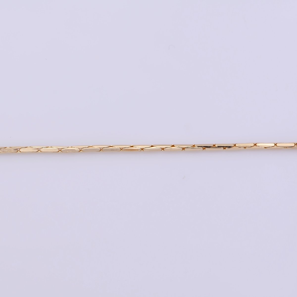 18 inch Boston Link Chain Necklace, 18K Gold Plated Finished Chain For Jewelry Necklace Making, Dainty 1.2mm Designed Necklace w/ Spring Ring | CN-376 Clearance Pricing - DLUXCA