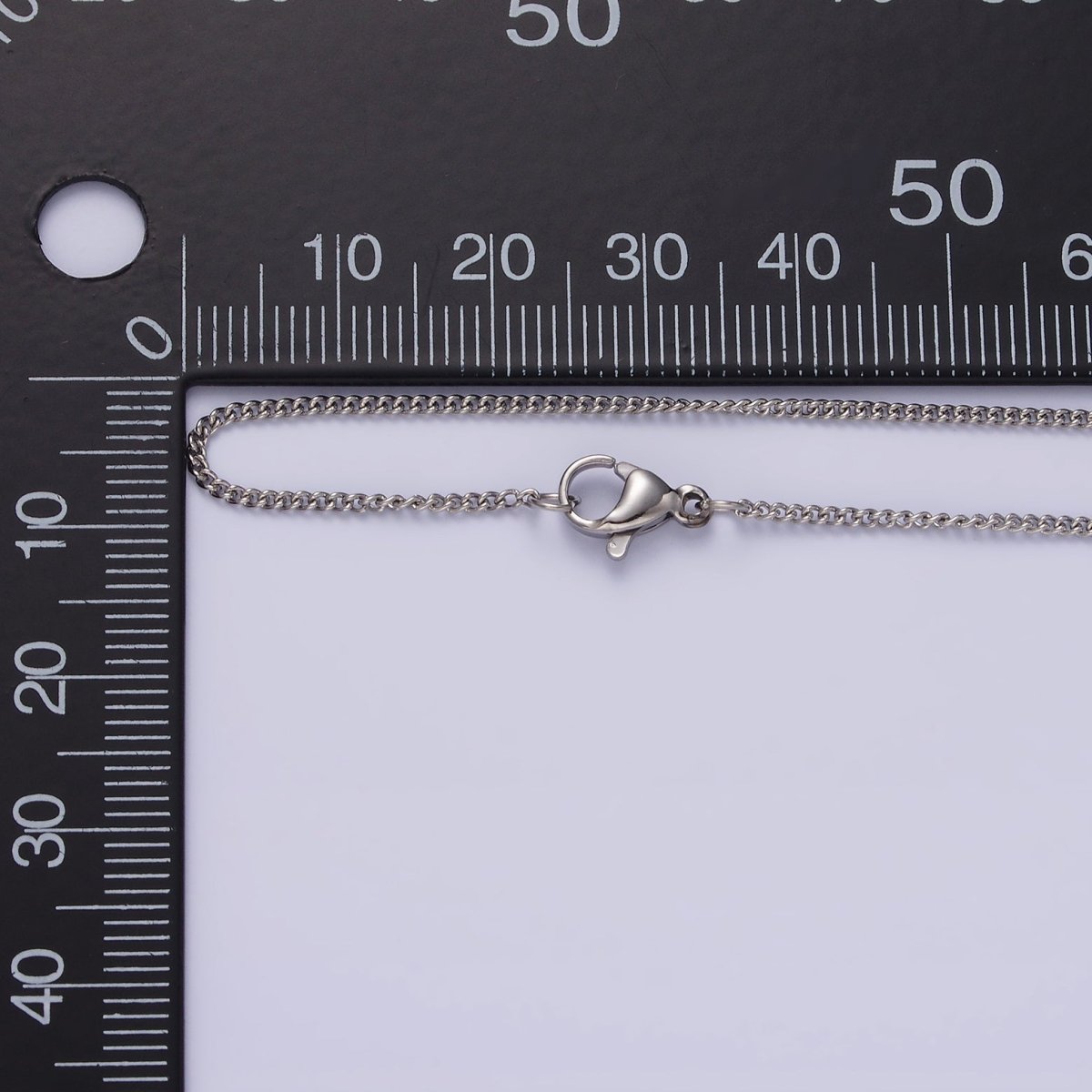 18'' Ready to Use Stainless Steel Curb Link Chain, Layer Necklace | WA-2108 Clearance Pricing - DLUXCA