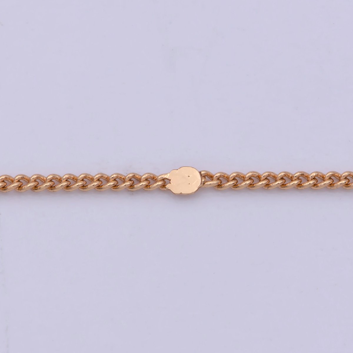 18K Gold Filled 0.8mm Curb Chain 18 inch Finished Necklace For Wholesale Necklace Dainty Jewelry Making Supplies | WA-482 Clearance Pricing - DLUXCA