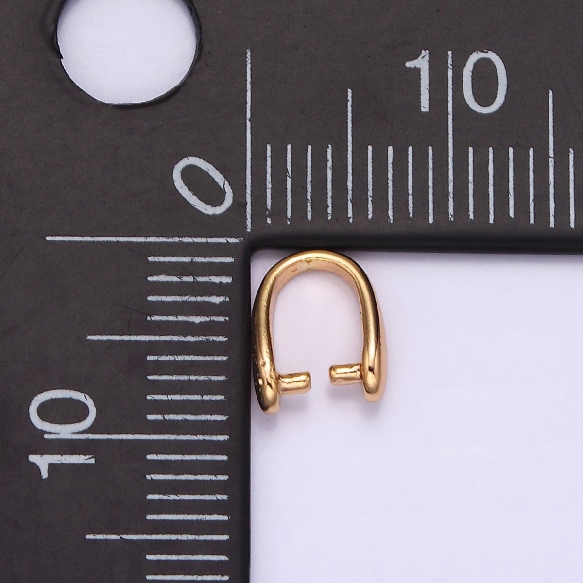 18K Gold Filled Bail for Pendant Jewelry Kit Supplies For DIY Jewelry Making | Z-490 - DLUXCA