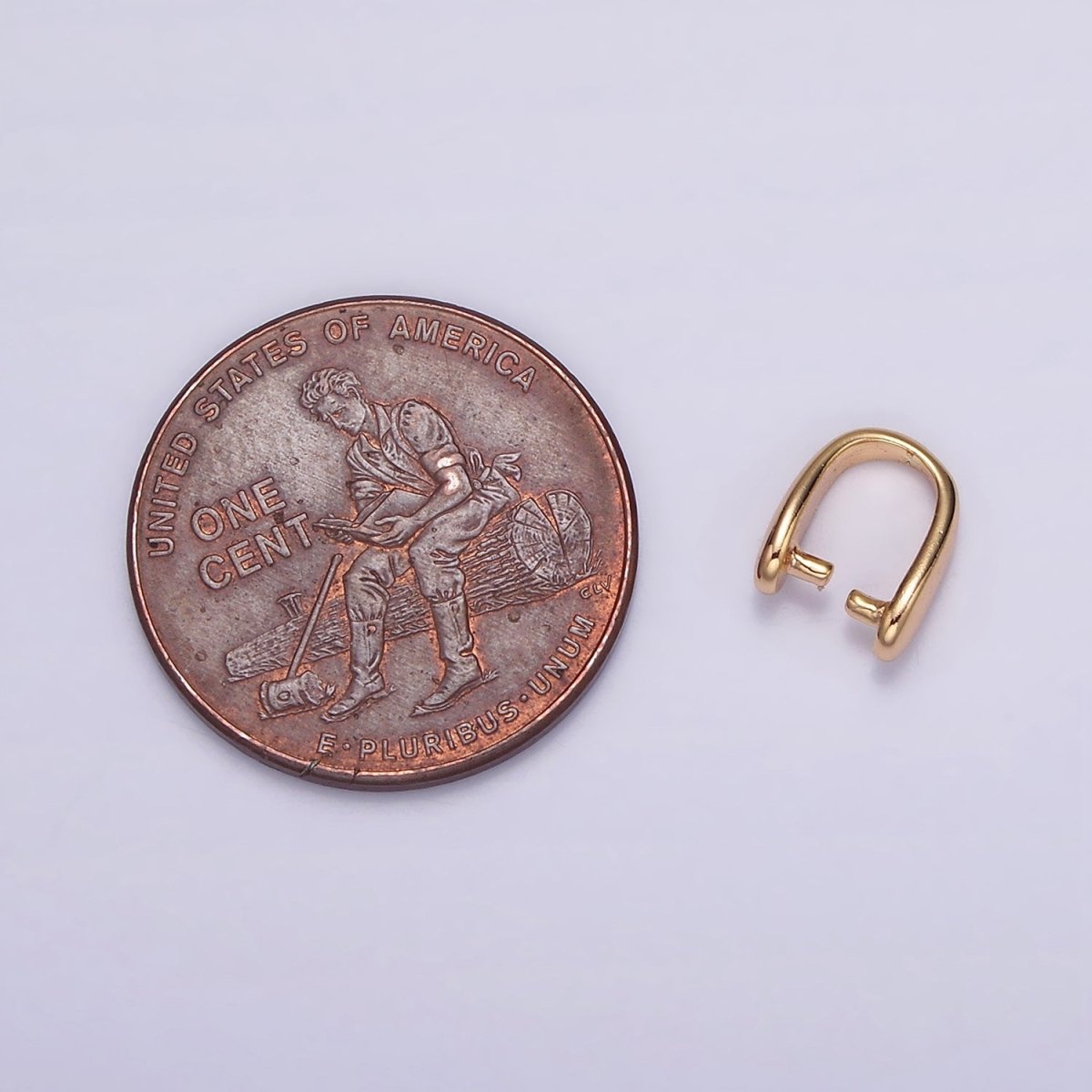 18K Gold Filled Bail for Pendant Jewelry Kit Supplies For DIY Jewelry Making | Z-490 - DLUXCA