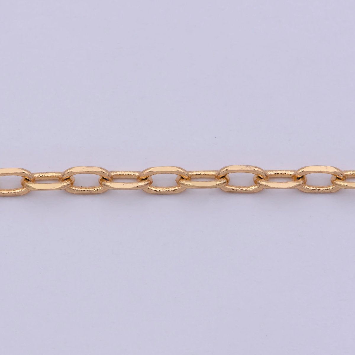 18K Gold Filled Cable Chain Necklace, 21.4 Inch Cable Chain Necklace, Dainty 1.7mm Link Necklace | WA-478 Clearance Pricing - DLUXCA