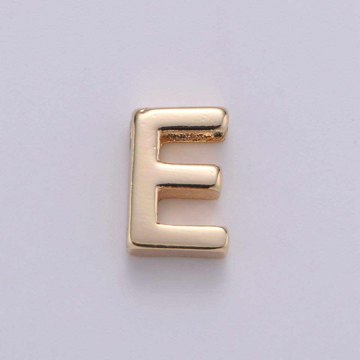 18K Gold Filled Letter Charms, Letter Beads, Initial Charms, Bracelet Charms, Mini Pendant Charms for Necklace Alphabet Beads Charm 8x6mm A-085 to A-097 - DLUXCA