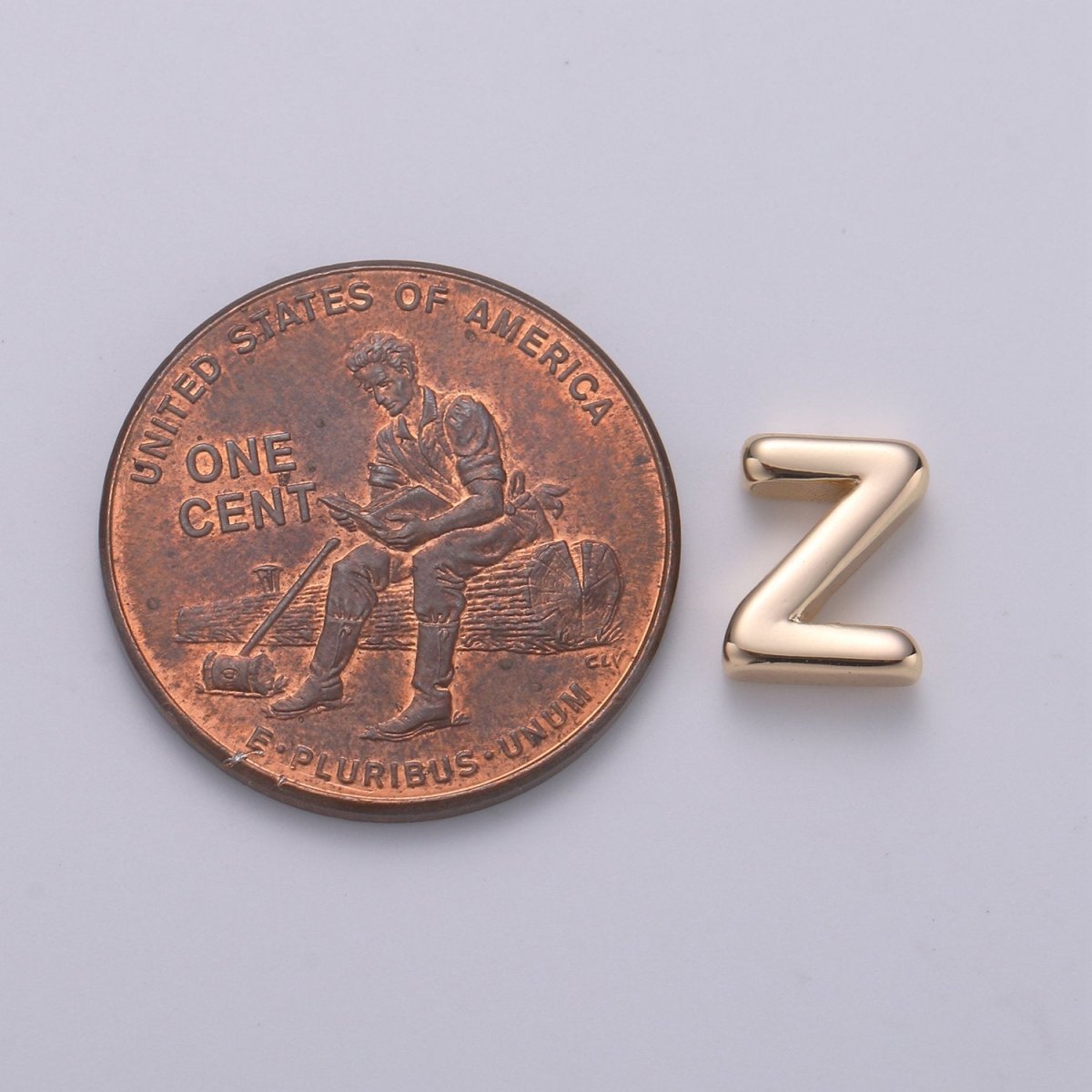 18K Gold Filled Letter Charms, Letter Beads, Initial Charms, Bracelet Charms, Mini Pendant Charms for Necklace Alphabet Beads Charm 8x6mm A-085 to A-097 - DLUXCA