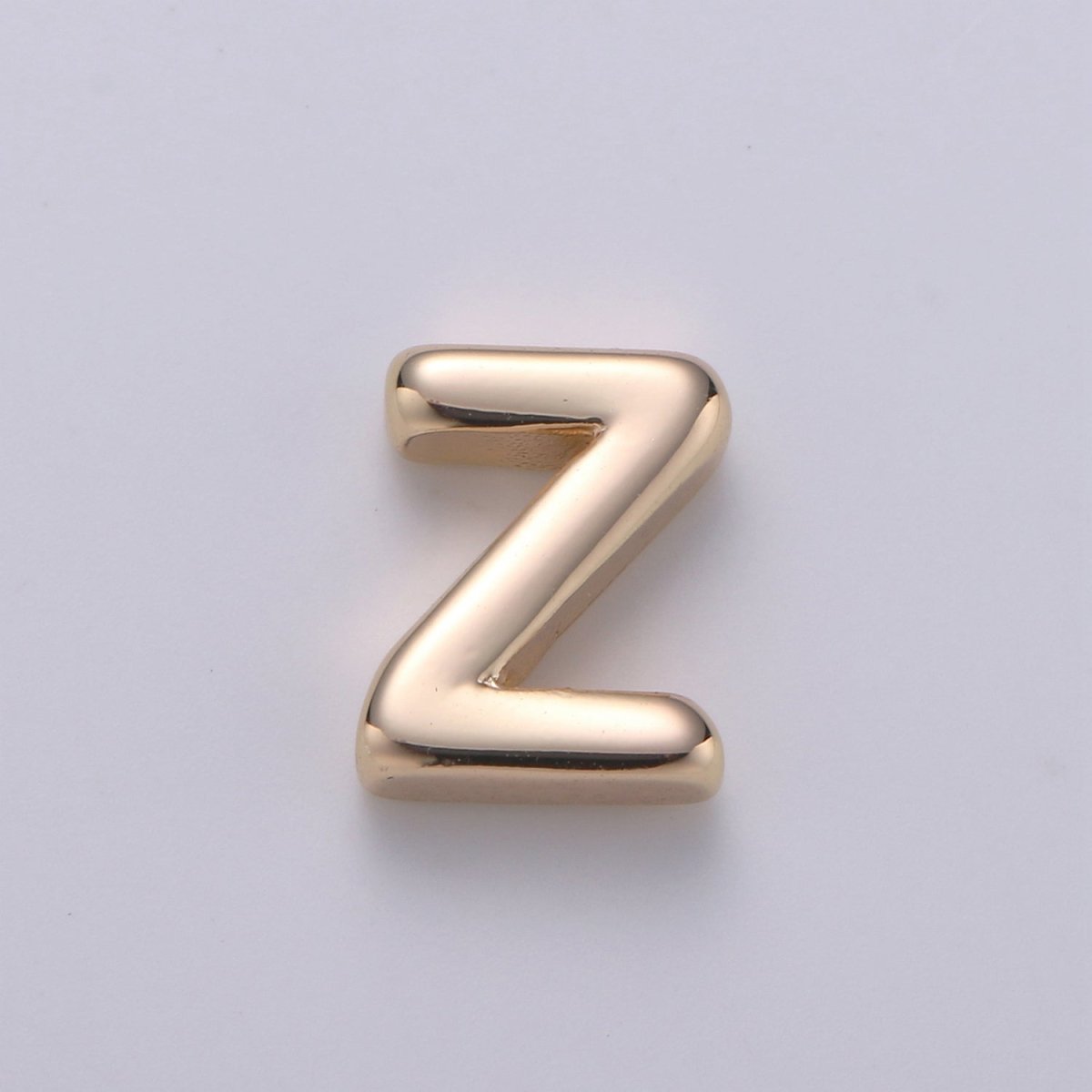 18K Gold Filled Letter Charms, Letter Beads, Initial Charms, Bracelet Charms, Mini Pendant Charms for Necklace Alphabet Beads Charm 8x6mm A-085 to A-097 - DLUXCA