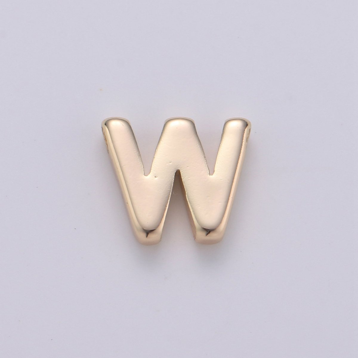 18K Gold Filled Letter Charms, Letter Beads, Initial Charms, Bracelet Charms, Mini Pendant Charms for Necklace Alphabet Beads Charm 8x6mm A-085 to A-097 - DLUXCA