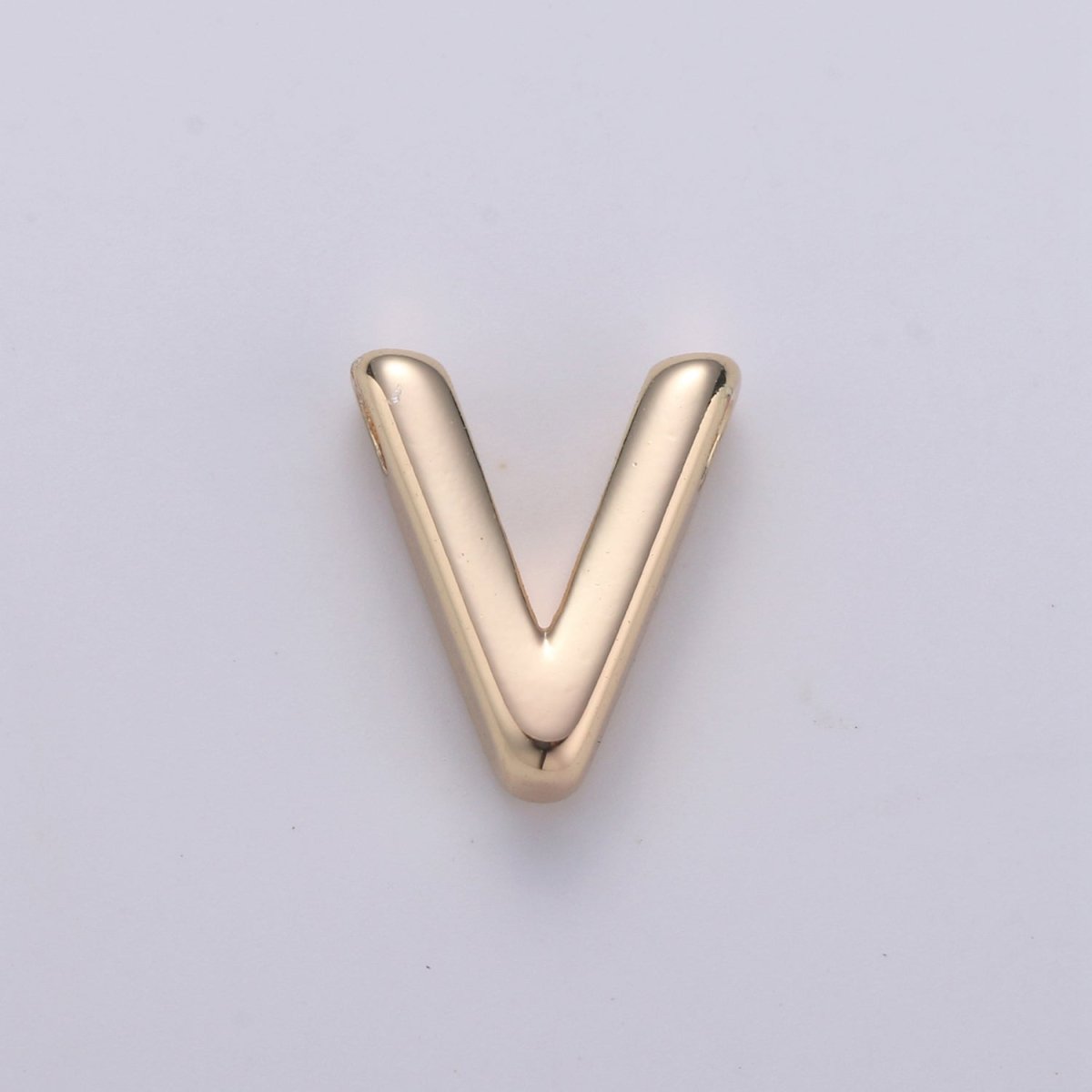 18K Gold Filled Letter Charms, Letter Beads, Initial Charms, Bracelet Charms, Mini Pendant Charms for Necklace Alphabet Beads Charm 8x6mm A-085 to A-097 - DLUXCA