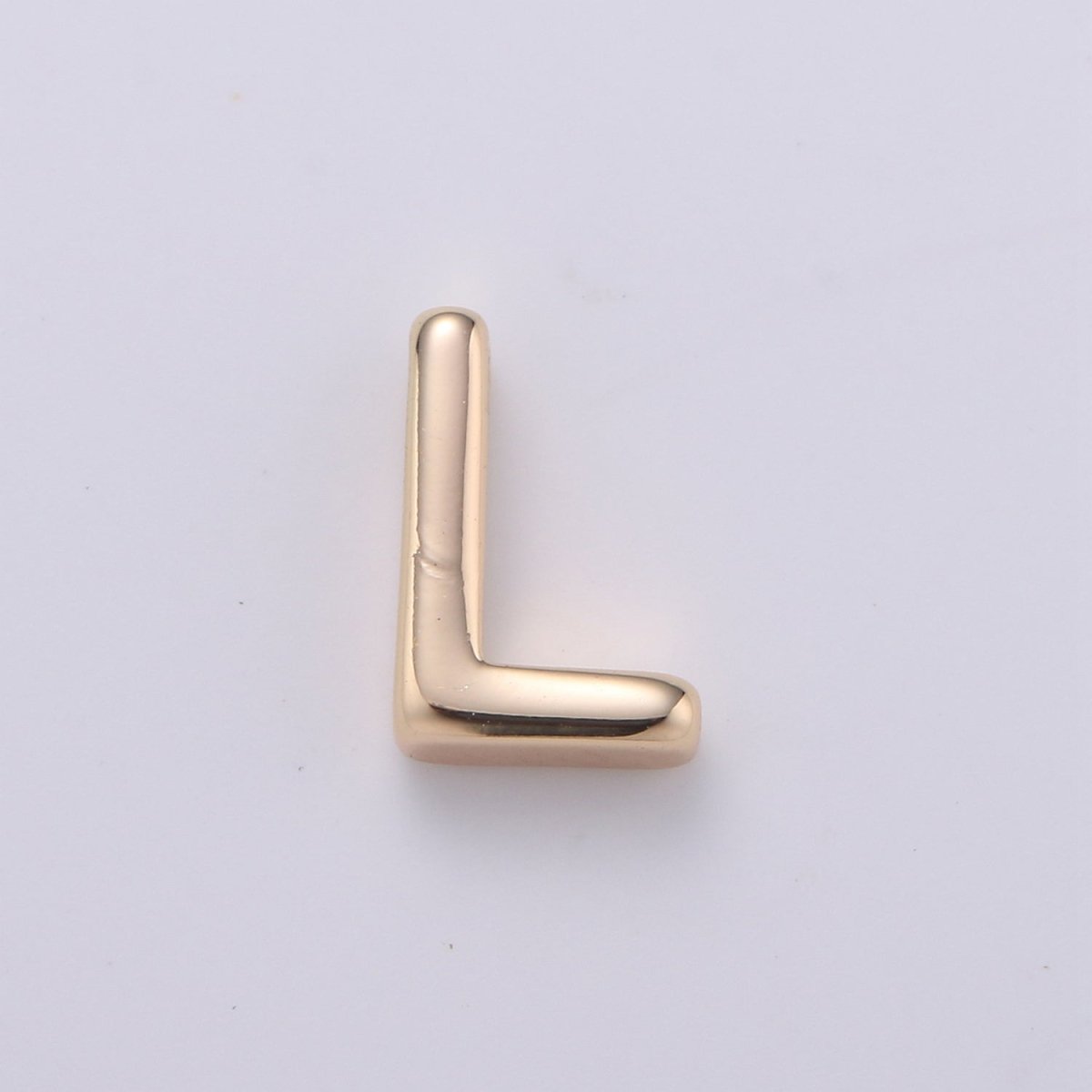 18K Gold Filled Letter Charms, Letter Beads, Initial Charms, Bracelet Charms, Mini Pendant Charms for Necklace Alphabet Beads Charm 8x6mm A-085 to A-097 - DLUXCA