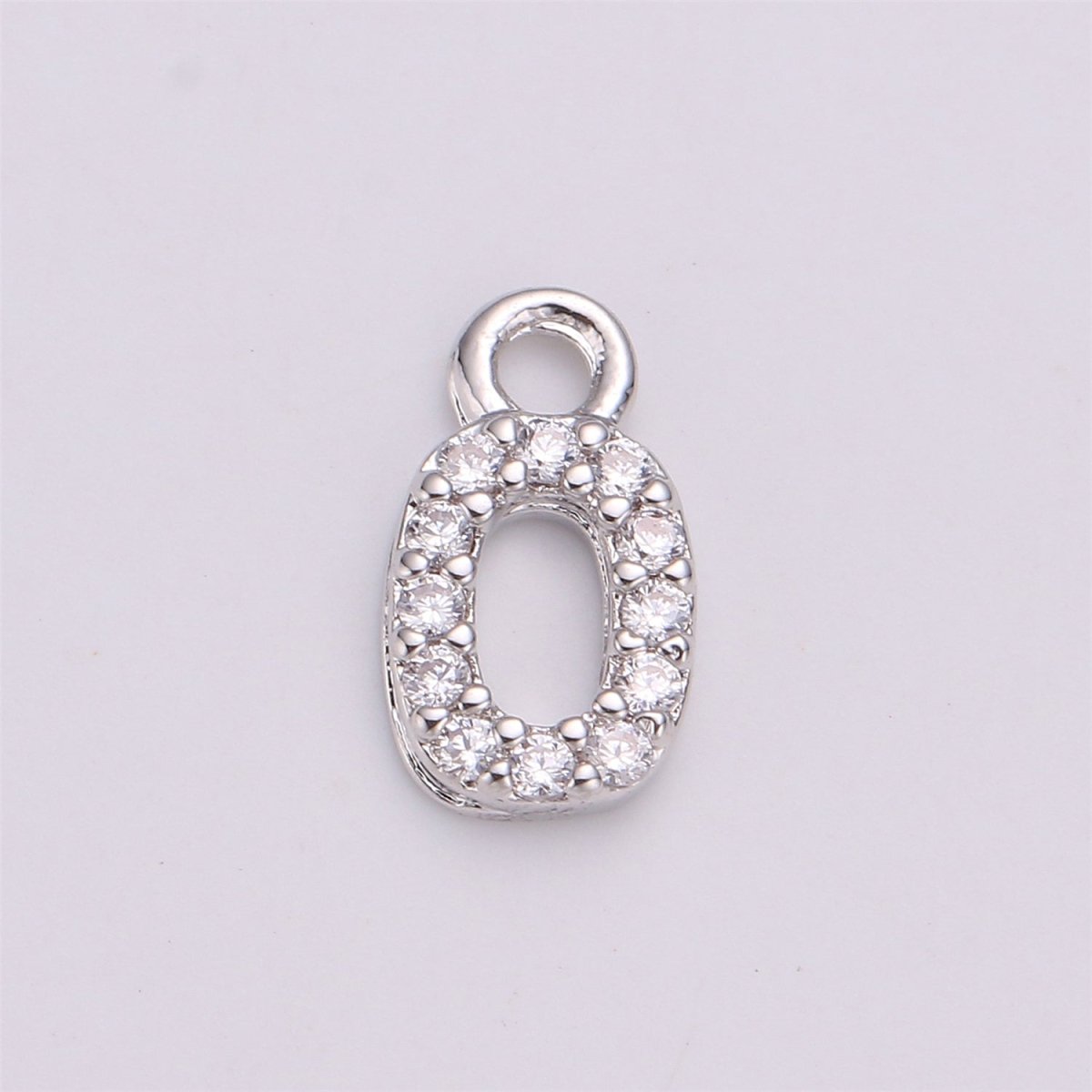 18K Gold Filled Number Charm Micro Pave numbers Gold arabic numerals charms for Bracelet Necklace Earring Charm Jewelry Making Supply M-021-M-042 - DLUXCA