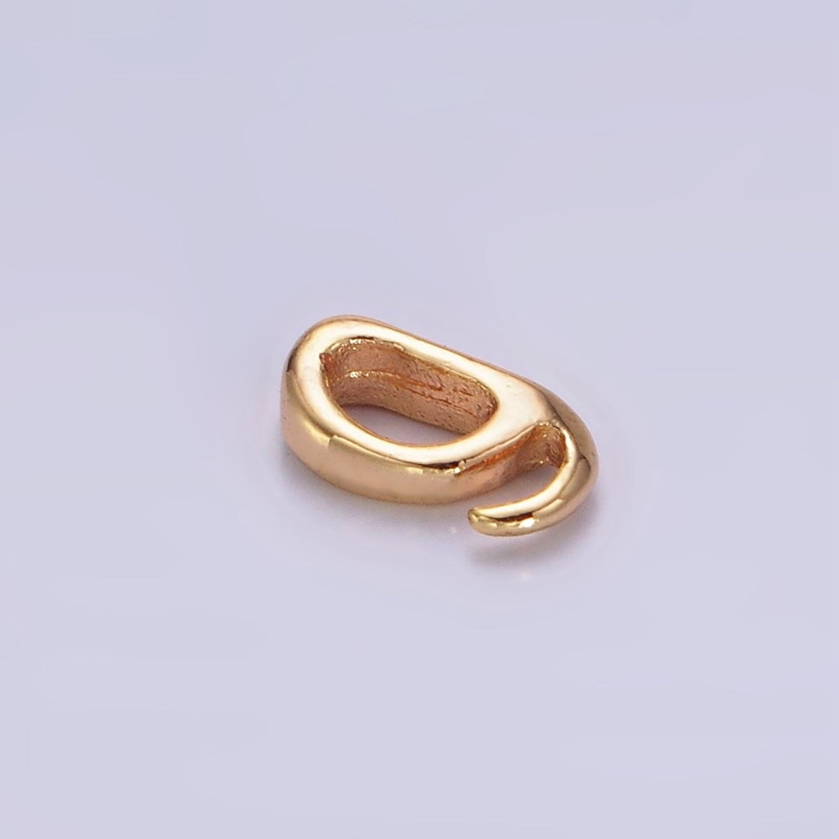 18K Gold Filled Open Hook Bail for Pendant Jewelry Kit Supplies For DIY Jewelry Making | Z-504 - DLUXCA