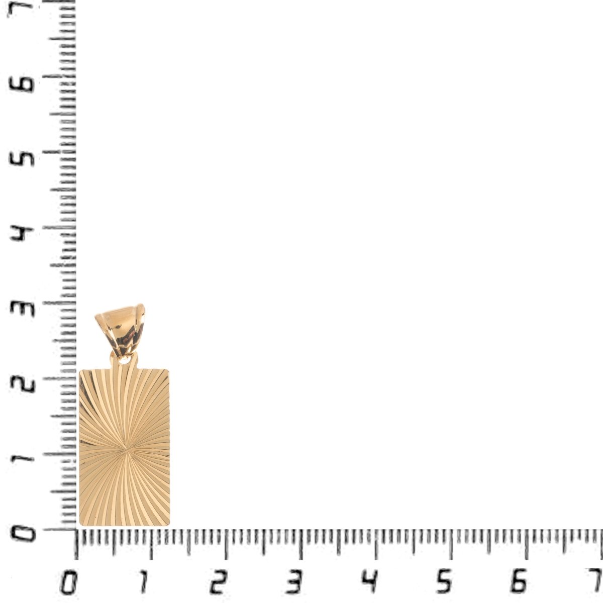 18K Gold Filled Square, Plate, Frame Bar Shine, Bright Necklace Pendant Charm Bead Bails Findings for Jewelry Making H-759 - DLUXCA