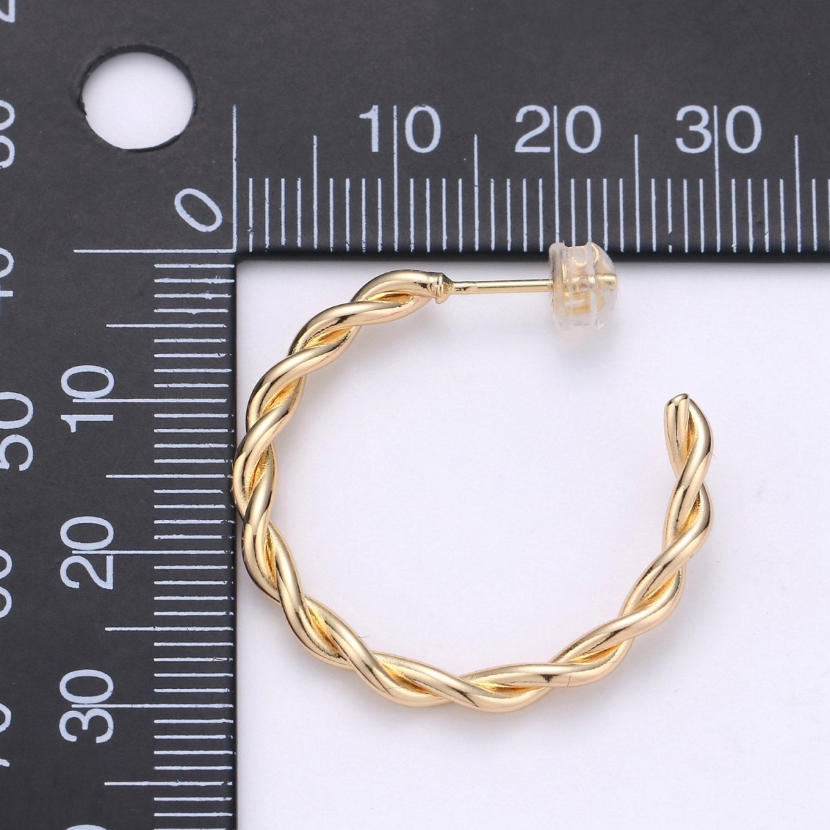 18k Gold Filled Twisted Rope Hoops,Swirl Twist Hoops, Twisted Hoops Gold, Gold Hoop Earrings, Minimalist Earrings, Boho Hoop Earrings Gift Q-092 - Q-094 - DLUXCA