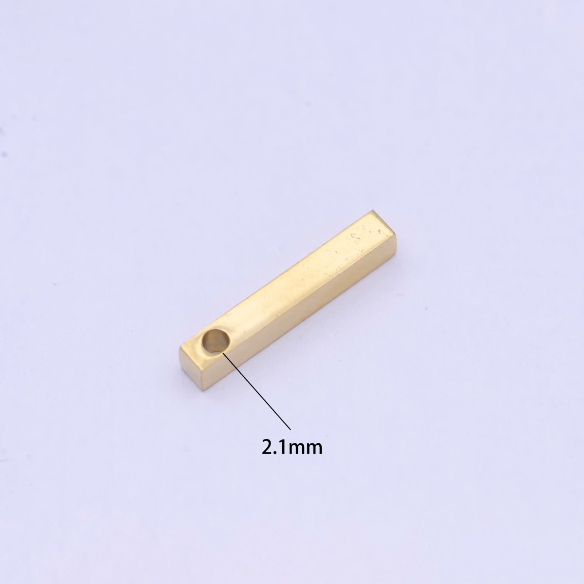 19.7mmx3.2mm Long Tube Bead Spacer For Jewelry Making, W-835 W-836 - DLUXCA