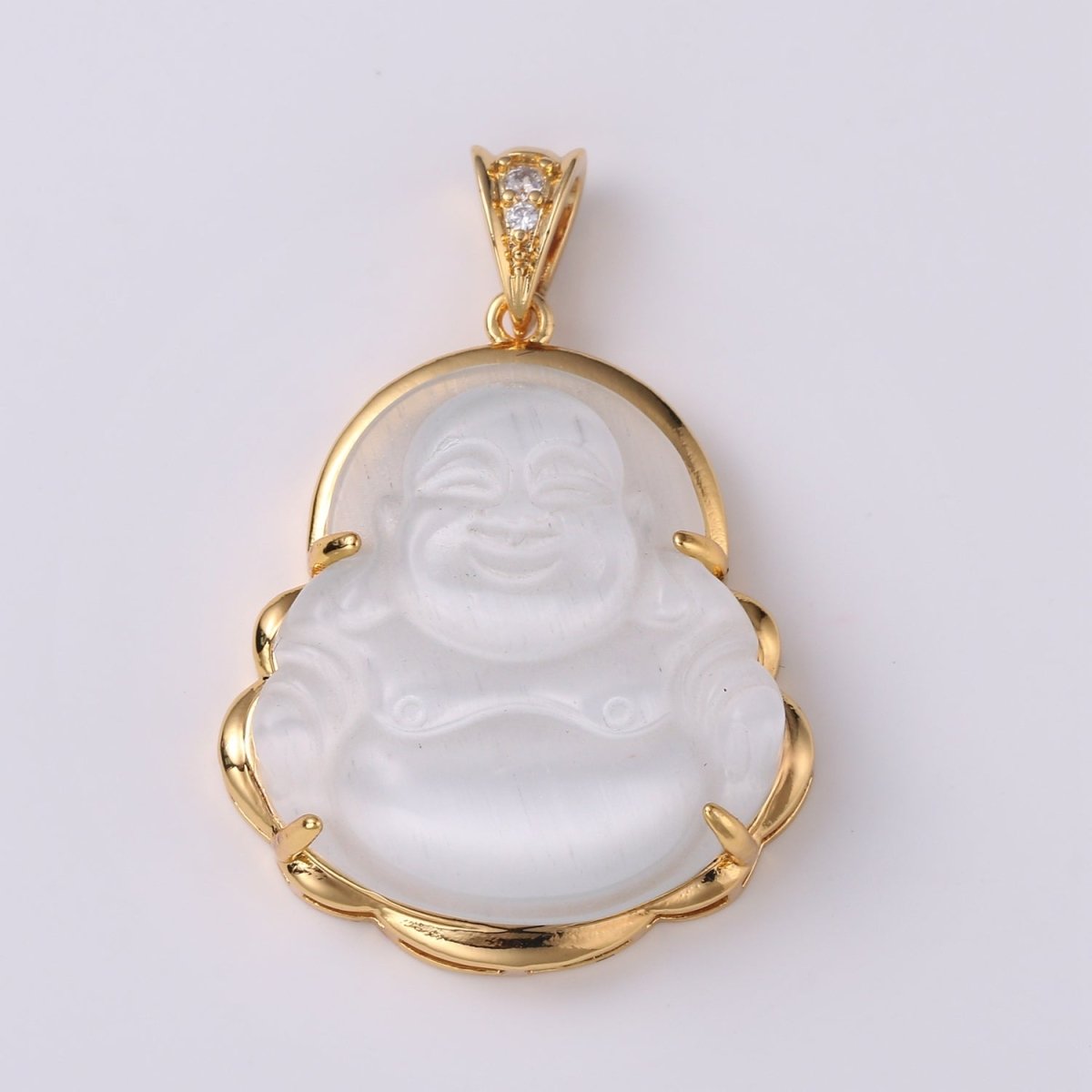 1pc 24k Gold Filled Buddha Pendant Natural Wisdom Meaning Gold Buddha Necklace Charm Laughing Buddha Buddhism Religious Jewelry Making O-152 ~ O-163 O-241 O-242 - DLUXCA